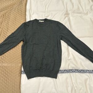 Men’s SuitSupply dk green merino wool crewneck sweater